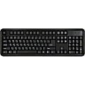 Datacal BILINGUAL ENGLISH/RUSSIAN USB CD1117 KEYBOARD BLACK - Cable Connectivity - USB Interface - 104 Key - English (US), Russian - PC - Black 1 thumbnail image