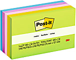 Post-it® Notes, 5 Pads, 3 in x 5 in, Clean Removal, School Supplies and Office Products, Sticky Notes for Vertical Surfaces, Monitors, Walls and Windows, Floral Fantasy Collection