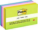 Post-it Notes, 3 in x 5 in, 5 Pads, 100 Sheets/Pad, Clean Removal, Floral Fantasy Collection