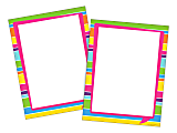 Barker Creek Computer Paper, Letter Paper Size, 60 Lb, Happy Bright Stripe, 100 Sheets 1 thumbnail image