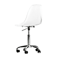 South Shore Annexe Acrylic Office Chair With Wheels, Translucent 1 thumbnail image