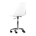 South Shore Annexe Acrylic Office Chair With Wheels, Translucent