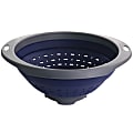 Oster Bluemarine Collapsible Polypropylene Colander, Navy