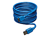 Eaton Tripp Lite Series USB 3.0 SuperSpeed Device Cable (A to Micro-B M/M), Blue, 10 ft. (3.05 m) - USB cable - USB Type A (M) to Micro-USB Type B (M) - USB 3.0 - 10 ft - blue