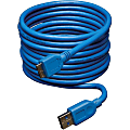 Eaton Tripp Lite Series USB 3.0 SuperSpeed Device Cable (A to Micro-B M/M), Blue, 10 ft. (3.05 m) - USB cable - U326010 1 thumbnail image