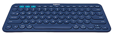 Logitech® K380 Multi-Device Wireless Keyboard, Compact, Blue, 920-007559