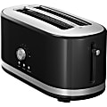 KitchenAid 4-Slice Long Slot Toaster with High Lift Lever - Toast, Browning, Bagel, Reheat, Keep Warm, Frozen - Onyx Black
