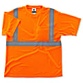 Ergodyne GloWear 8289 Type R Class 2 T-Shirt, X-Small, Orange