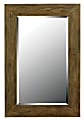 Kenroy Home Wall Mirror, Eureka, 42"H x 28"W x 1"D, Dark Wood