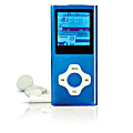 Global® 2GB MP3/MP4 Player, Blue 1 thumbnail image
