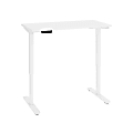 Bestar Viva Electric 48"W Standing Desk, White 1 thumbnail image
