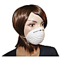 ProGuard Disposable Nontoxic Dust Mask - Pollen, Dust, Grass Protection - Polypropylene - White - Disposable, Elastic Band - 50 / Box 1 thumbnail image