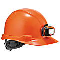 Ergodyne Skullerz 8970LED Class E Cap-Style Hard Hat And LED Light With Ratchet Suspension, Orange