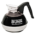 Bunn 12-Cup Coffee Decanter For Pour-O-Matic Coffeemakers, Black/Clear/Stainless Steel