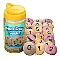 Yellow Door Number Pebbles, Set Of 22 Pebbles