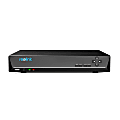 Reolink 12-Megapixel 36-channel NVR, 13.31"H x 5.12"W x 14.7"D, Black