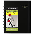 2024 AT-A-GLANCE® Move-A-Page Monthly Planner, 8-3/4" x 11", Black, January To December 2024, 70260E05