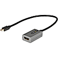 StarTech.com Mini DisplayPort to HDMI Adapter, mDP to HDMI Adapter Dongle, 1080p, Mini DP 1.2 to HDMI Video Converter, 12" Long Cable - MDP2HDEC 1 thumbnail image