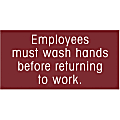 Custom Plastic Engraved Wall Sign, 4" x 8" 1 thumbnail image