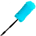 Ocedar Commercial MaxiPlus Microfiber Duster Heads And Extension Handles, 68", Blue, Case Of 12