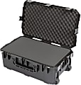 SKB Cases iSeries Protective Case With Cubed Foam And Wheels, 26" x 15" x 10", Black