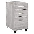 Bush Business Furniture Hybrid 28"D Vertical 3-Drawer Mobile File Cabinet, Platinum Gray, Delivery