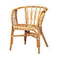 Baxton Studio Luxio Rattan Dining Chair, Natural