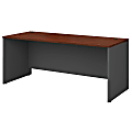 Bush Business Furniture Components Office Desk 72"W x 30"D, Hansen Cherry/Graphite Gray, Premium Installation
