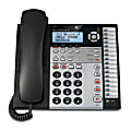 AT&T 1070 4-Line Corded Expandable Speakerphone With Caller ID/Call Waiting, Charcoal