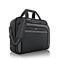 Solo New York Empire 17.3 Inch Laptop Briefcase, TSA Friendly, Black/Grey