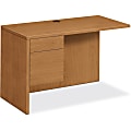 HON® 10500 48"W Left Desk Return, Harvest Cherry