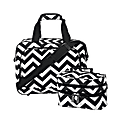 iGnite Shoulder Bag With Toiletry Case, Black/White 1 thumbnail image