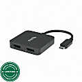 Plugable USB C to HDMI Adapter for Dual Monitors 4K 60Hz, Driverless - USBCMSTH2 1 thumbnail image