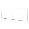 Ghent Non-Magnetic Dry-Erase Whiteboard, 48" x 144", Aluminum Frame With Silver Finish