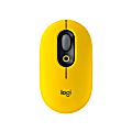 Logitech POP Mouse with emoji - Blast Yellow - Optical - Wireless - Bluetooth - Blast - USB - 4000 dpi - Scroll Wheel - 4 Button(s)