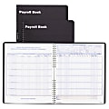 Blueline Payroll Books - Payroll Book, For 20 Employees, English, 12-1/4"x10", Black 1 thumbnail image