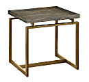 Coast To Coast Biscayne Metal/Wood End Table, 23-1/2"H x 23-1/2"W x 23-1/2"D 1 thumbnail image