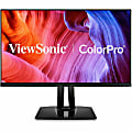 ViewSonic VP275-4K 27 Inch IPS 4K UHD Monitor Designed for Surface with advanced ergonomics, ColorPro 100% sRGB, 60W USB C, HDMI and DisplayPort inputs or Home and Office - In-plane Switching (IPS) Technology - LED Backlight - 3840 x 2160