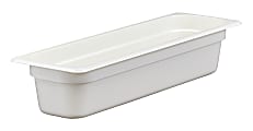Cambro Camwear 1/2 x 4" Long Food Pans, White, Set Of 6 Pans 1 thumbnail image