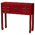 Baxton Studio Efe Console Table, Red 1 thumbnail image