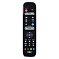 RCA RCRST02GR 2 Device Streaming Player Universal Remote Control - For TV - AAA Alkaline - Glossy Black