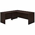 Bush® Business Furniture Studio C 72"W L-Shaped Desk With 42"W Return, Black Walnut, Standard Delivery