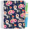 2026-2027 Excello Brands Weekly/Monthly Academic Year Deluxe Teacher Planner, 8-1/2" x 11", Small Navy Floral, August To July, Total Qty 1 1 thumbnail image