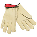 Memphis Glove Cowhide Fleece Lined Driver's Gloves, Medium, Pack Of 12 Pairs