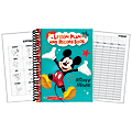 Eureka 40-Week Lesson Plan And Record Books, 8 1/2" x 11", Mickey®, Pack Of 2