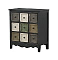 Coast to Coast 3-Drawer Chest With AC/USB, 29-1/2"H x 27"W x 14"D, Multicolor