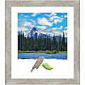 Amanti Art Rectangular Narrow Picture Frame, 24” x 28" With Mat, Dove Graywash 1 thumbnail image