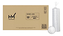 Highmark® Hot Coffee Cup Lids, White, Pack Of 500 1 thumbnail image