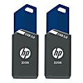 HP x900w USB 3.0 Flash Drives, 32GB, Gray/Blue, Pack Of 2 Flash Drives 1 thumbnail image