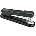 Business Source All-metal Full-strip Desktop Stapler - 20 of 20lb Paper Sheets Capacity - 210 Staple Capacity - Full Strip - 1/4" Staple Size - 1 Each - Black